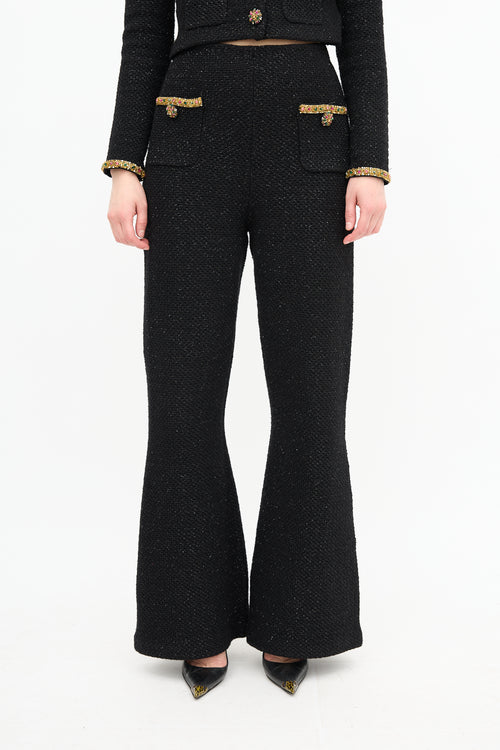 Self-Portrait Sequin Embellished Pant