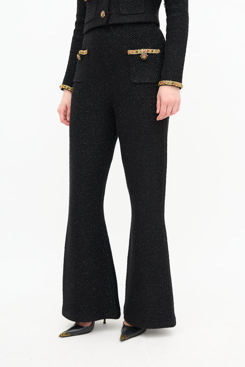 Self-Portrait Sequin Embellished Pant