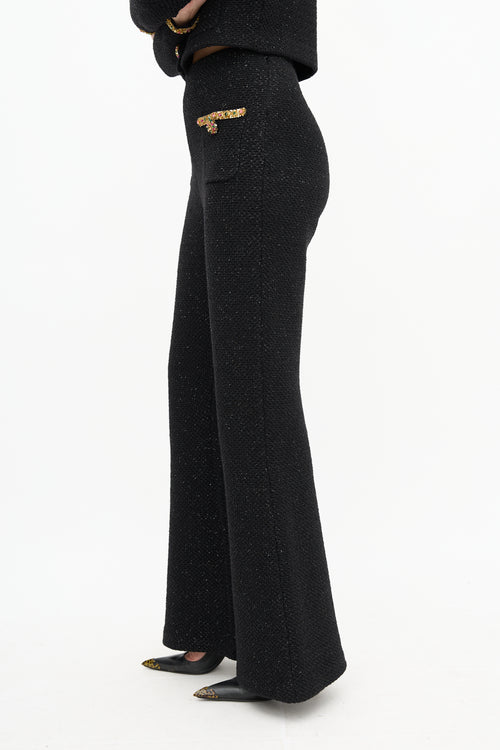 Self-Portrait Sequin Embellished Pant