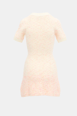 Self-Portrait Boucle Knit Mini Dress