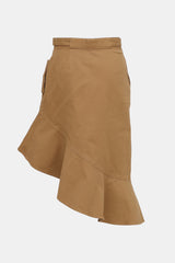 Self-PortraitAsymmetrical Ruffle Skirt