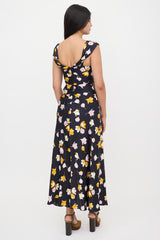 Self-Portrait Floral Off Shoulder Bustier Dress