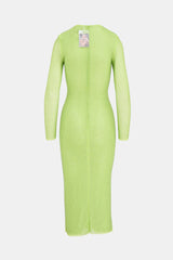Self-Portrait Sequin Hot Fix Mesh Dress