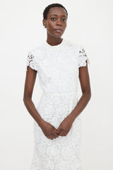 Self-Portrait Guipure Lace Dress