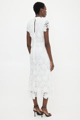 Self-Portrait Guipure Lace Dress