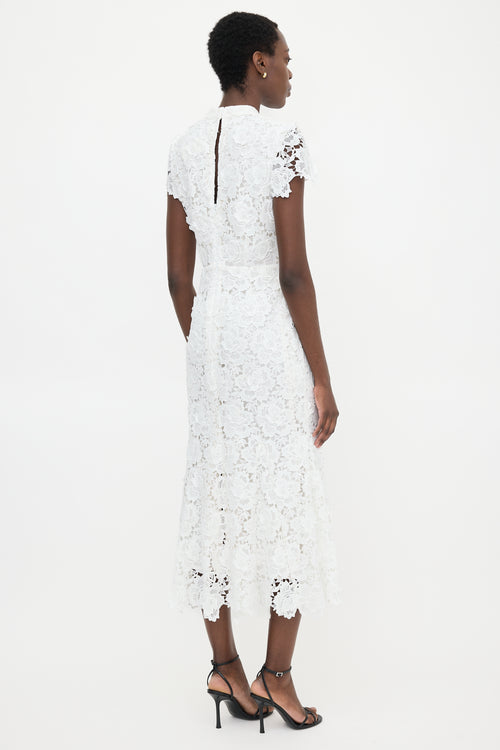 Self-Portrait Guipure Lace Dress