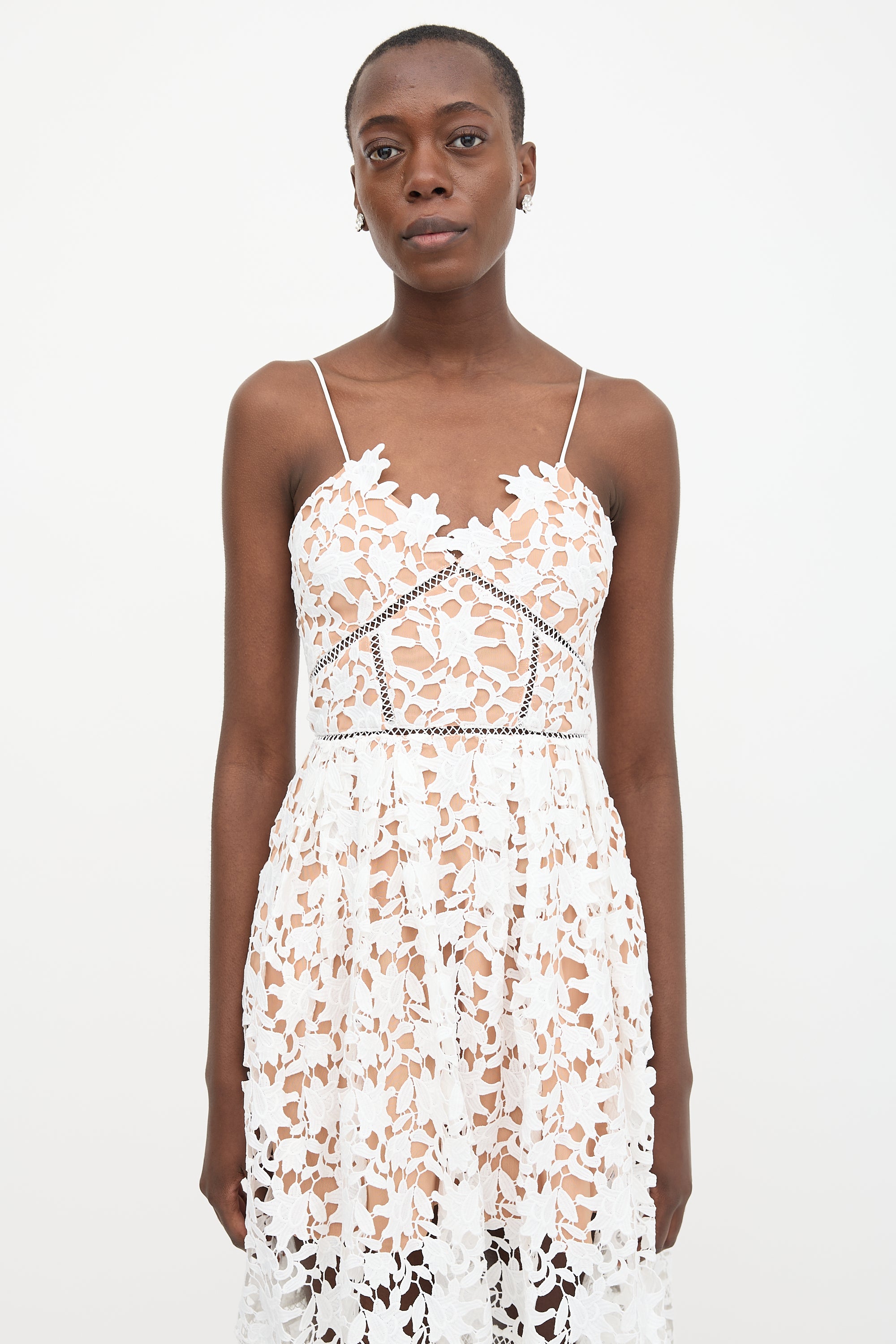 Self-Portrait // Guipure Lace Azaelea Dress VSP Consignment Self-Portrait // Guipure Lace Azaelea Dress VSP Consignment