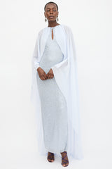 Self-Portrait Rhinestone Capelet Dress