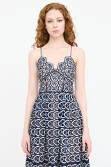 Self-Portrait Sweetheart Azalea Lace Dress