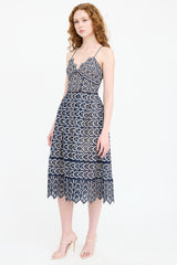 Self-Portrait Sweetheart Azalea Lace Dress