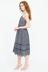 Self-Portrait Sweetheart Azalea Lace Dress