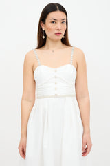 Self-Portrait Taffeta Bow Midi Dress