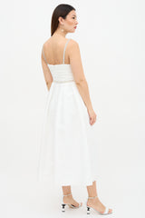 Self-Portrait Taffeta Bow Midi Dress