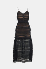 Self-Portrait Teardrop Guipure Dress