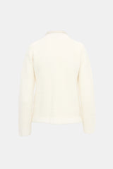 Self-Portrait Tweed Knit Embellished Jacket