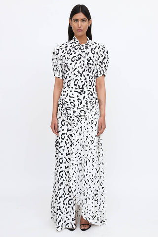 Self-Portrait Keyhole Maxi Dress