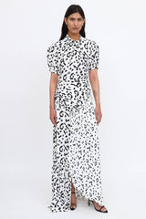 Self-Portrait Keyhole Maxi Dress