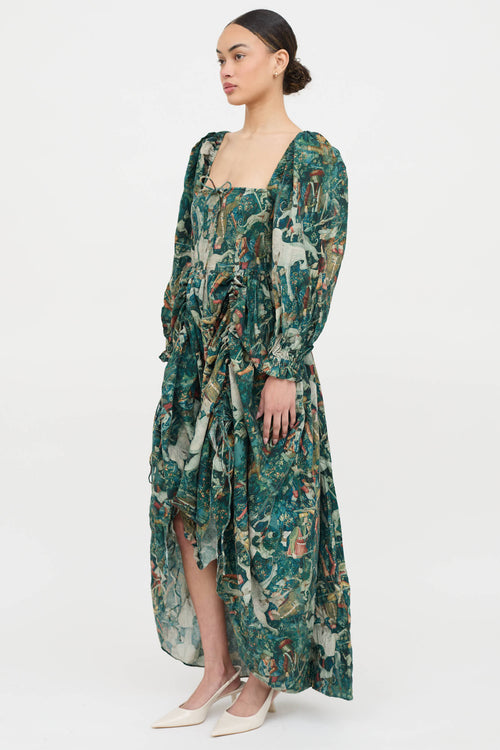 Selkie Unicorn Floral Romantics Dress