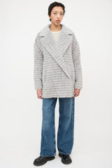 Sentaler Wool Notched Collar Coat