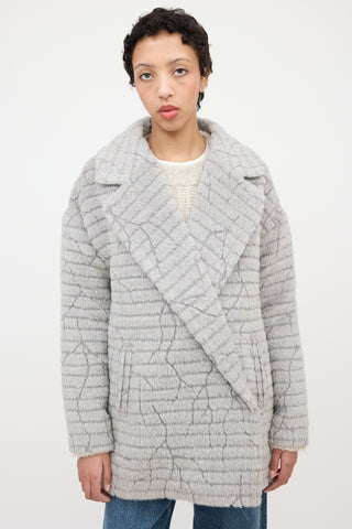 Sentaler Wool Notched Collar Coat