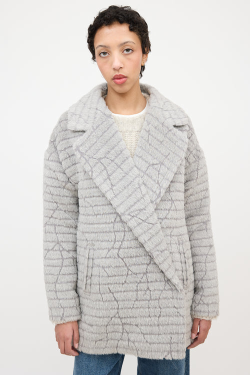 Sentaler Wool Notched Collar Coat