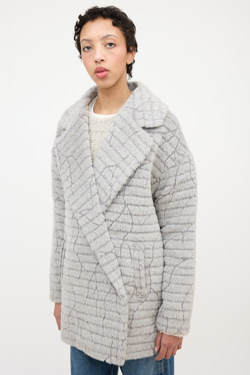 Sentaler Wool Notched Collar Coat