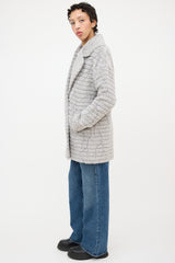Sentaler Wool Notched Collar Coat