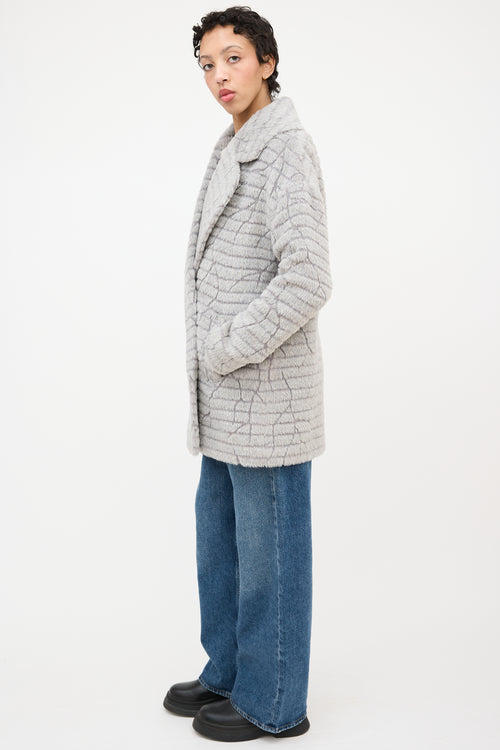 Sentaler Wool Notched Collar Coat
