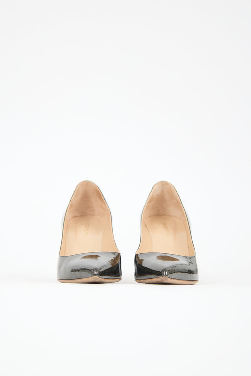 Sergio Rossi Sparkle Patent Pump