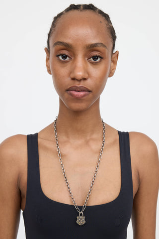 Sevan Bicakci 24K Yellow Gold Padlock Necklace