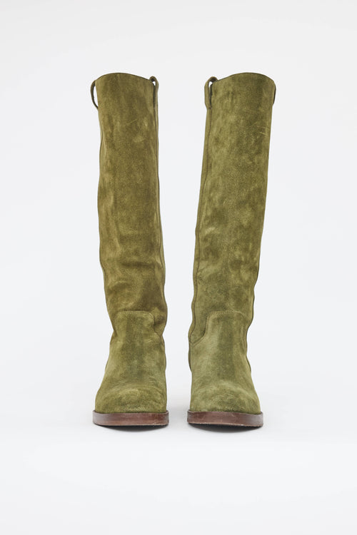 Sézane Suede Bridget Knee High Boot