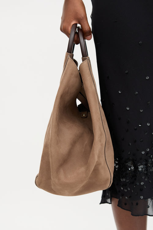 Sézane Leather Paolo Tote Bag