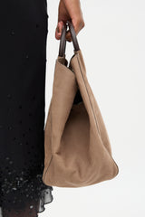 Sézane Leather Paolo Tote Bag