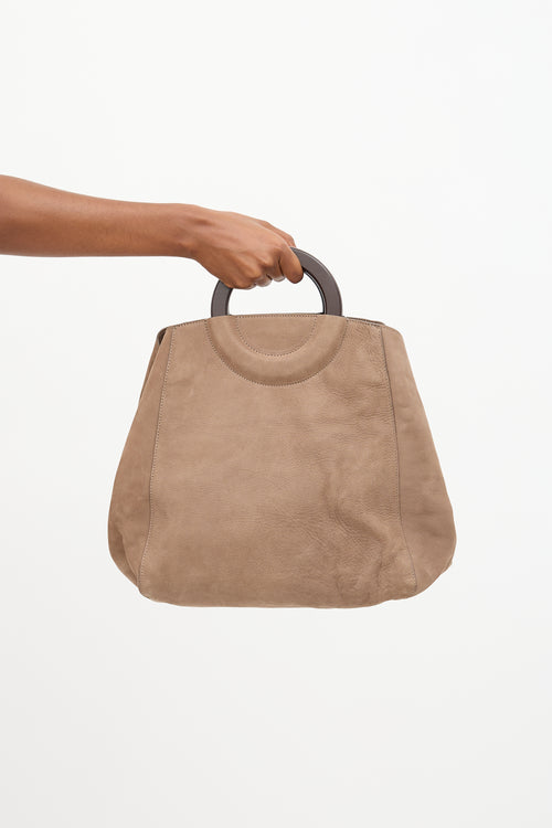 Sézane Leather Paolo Tote Bag