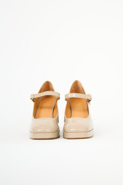 Sézane Patent Georgia Mary Jane Heel