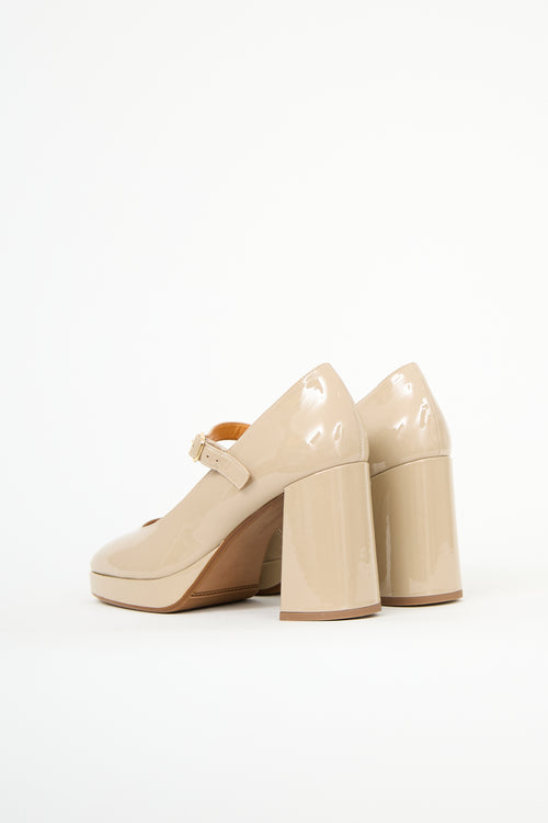 Sézane Patent Georgia Mary Jane Heel