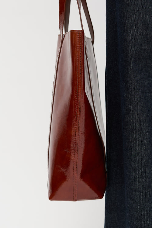 Patent Leather Le Cabas Tote Bag