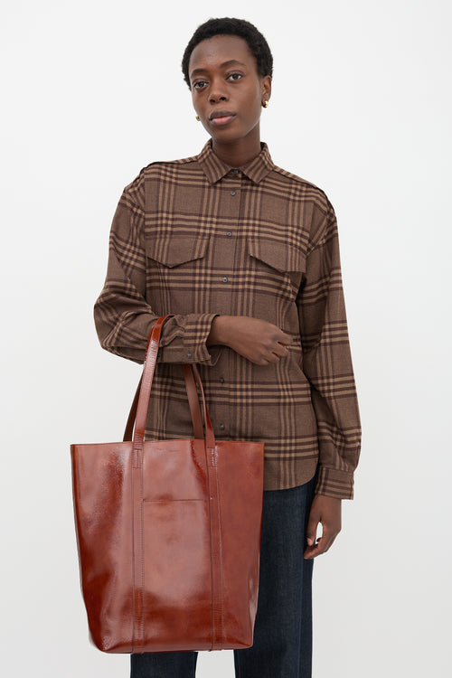 Patent Leather Le Cabas Tote Bag