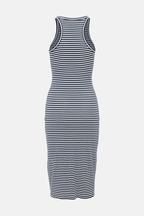 Sézane Striped Elona Midi Dress