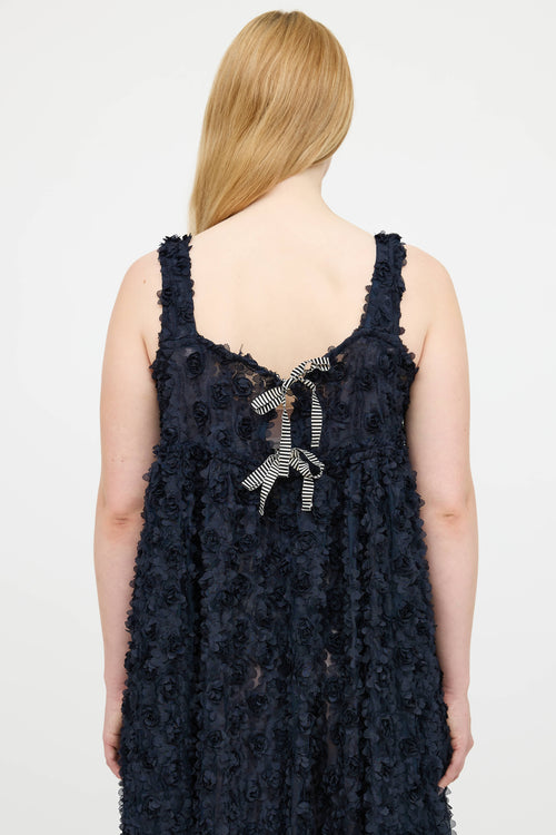 Shrimps Floral Applique Dress