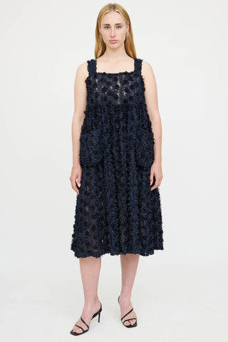 Shrimps Floral Applique Dress