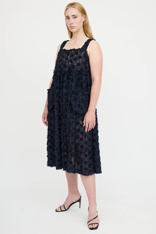 Shrimps Floral Applique Dress