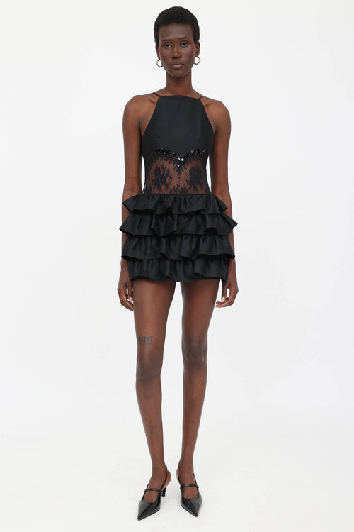 Shushu/Tong Lace Beaded Dress
