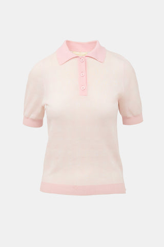 Shushu/Tong Sheer Check Polo