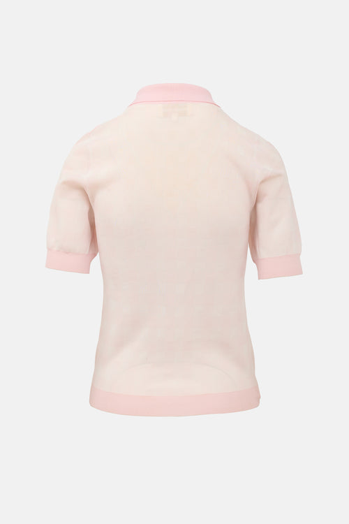 Shushu/Tong Sheer Check Polo