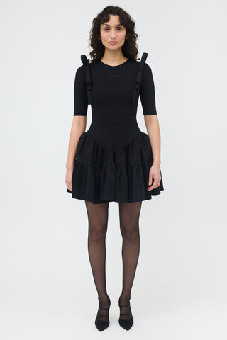 Shushu/Tong Bow Braces Mini Dress