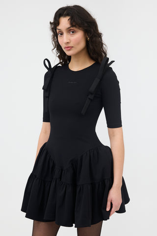 Shushu/Tong Bow Braces Mini Dress
