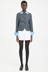 Shushu/Tong Embroidered Logo Blazer