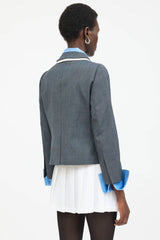 Shushu/Tong Embroidered Logo Blazer
