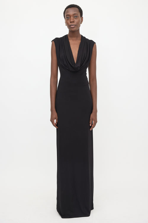 Sid Neigum Jersey Cutout Maxi Dress